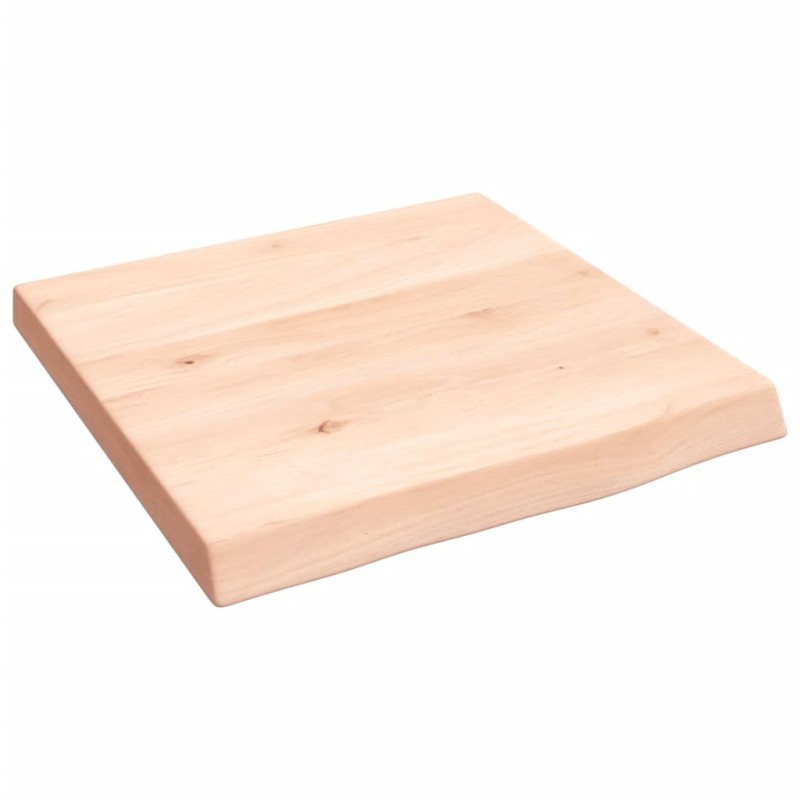 vidaXL Wandregal 40x40x4 cm Massivholz Eiche Unbehandelt vidaXL Wandregal 40x40x4 cm Massivholz Eiche Unbehandelt