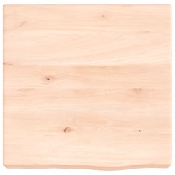 vidaXL Wandregal 40x40x6 cm Massivholz Eiche Unbehandelt
