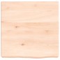 vidaXL Wandregal 40x40x6 cm Massivholz Eiche Unbehandelt vidaXL Wandregal 40x40x6 cm Massivholz Eiche Unbehandelt