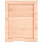 vidaXL Wandregal 40x50x(2-6) cm Massivholz Eiche Unbehandelt vidaXL Wandregal 40x50x(2-6) cm Massivholz Eiche Unbehandelt
