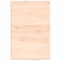 vidaXL Wandregal 40x60x(2-4) cm Massivholz Eiche Unbehandelt vidaXL Wandregal 40x60x(2-4) cm Massivholz Eiche Unbehandelt