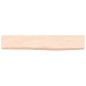 vidaXL Wandregal 60x10x4 cm Massivholz Eiche Unbehandelt vidaXL Wandregal 60x10x4 cm Massivholz Eiche Unbehandelt