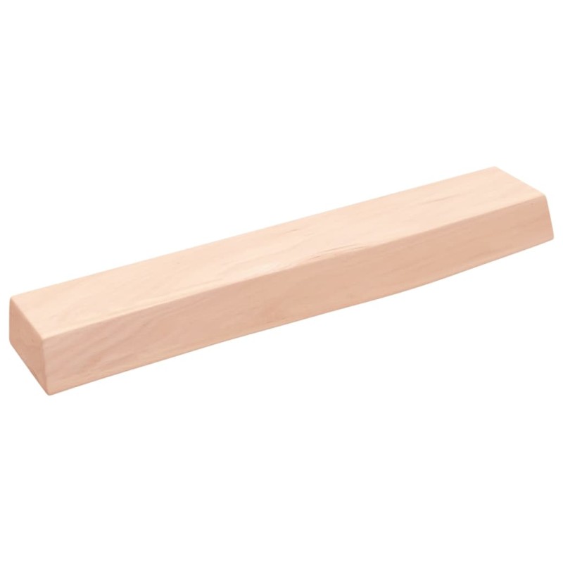 vidaXL Wandregal 60x10x6 cm Massivholz Eiche Unbehandelt vidaXL Wandregal 60x10x6 cm Massivholz Eiche Unbehandelt