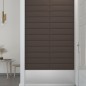 Wandpaneele 12 Stk. Taupe 60x15 cm Stoff 1,08 m² Wandpaneele 12 Stk. Taupe 60x15 cm Stoff 1,08 m²