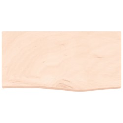 vidaXL Wandregal 60x30x4 cm Massivholz Eiche Unbehandelt