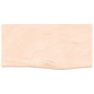 vidaXL Wandregal 60x30x4 cm Massivholz Eiche Unbehandelt vidaXL Wandregal 60x30x4 cm Massivholz Eiche Unbehandelt