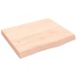 vidaXL Wandregal 60x50x6 cm Massivholz Eiche Unbehandelt vidaXL Wandregal 60x50x6 cm Massivholz Eiche Unbehandelt