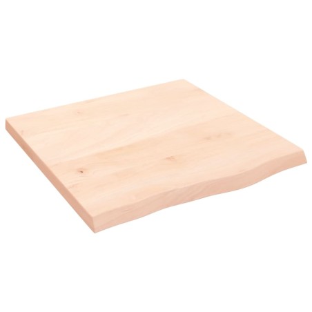 vidaXL Wandregal 60x60x4 cm Massivholz Eiche Unbehandelt