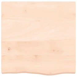 vidaXL Wandregal 60x60x(2-6) cm Massivholz Eiche Unbehandelt