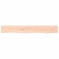 vidaXL Wandregal 80x10x6 cm Massivholz Eiche Unbehandelt vidaXL Wandregal 80x10x6 cm Massivholz Eiche Unbehandelt