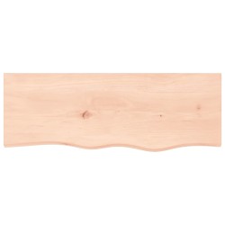 vidaXL Wandregal 80x30x4 cm Massivholz Eiche Unbehandelt