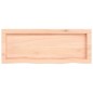 vidaXL Wandregal 80x30x6 cm Massivholz Eiche Unbehandelt vidaXL Wandregal 80x30x6 cm Massivholz Eiche Unbehandelt