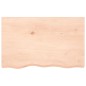 vidaXL Wandregal 80x50x4 cm Massivholz Eiche Unbehandelt vidaXL Wandregal 80x50x4 cm Massivholz Eiche Unbehandelt