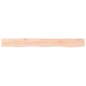 vidaXL Wandregal 100x10x6 cm Massivholz Eiche Unbehandelt vidaXL Wandregal 100x10x6 cm Massivholz Eiche Unbehandelt