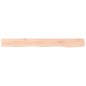 vidaXL Wandregal 100x10x4 cm Massivholz Eiche Unbehandelt vidaXL Wandregal 100x10x4 cm Massivholz Eiche Unbehandelt