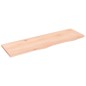 vidaXL Wandregal 100x30x2 cm Massivholz Eiche Unbehandelt vidaXL Wandregal 100x30x2 cm Massivholz Eiche Unbehandelt