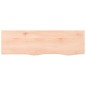 vidaXL Wandregal 100x30x2 cm Massivholz Eiche Unbehandelt vidaXL Wandregal 100x30x2 cm Massivholz Eiche Unbehandelt