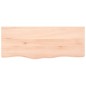 vidaXL Wandregal 100x40x2 cm Massivholz Eiche Unbehandelt vidaXL Wandregal 100x40x2 cm Massivholz Eiche Unbehandelt