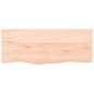 vidaXL Wandregal 100x40x6 cm Massivholz Eiche Unbehandelt vidaXL Wandregal 100x40x6 cm Massivholz Eiche Unbehandelt