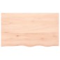 vidaXL Wandregal 100x60x2 cm Massivholz Eiche Unbehandelt vidaXL Wandregal 100x60x2 cm Massivholz Eiche Unbehandelt