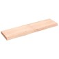 vidaXL Wandregal 120x30x(2-6) cm Massivholz Eiche Unbehandelt vidaXL Wandregal 120x30x(2-6) cm Massivholz Eiche Unbehandelt