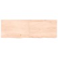 vidaXL Wandregal 120x40x4 cm Massivholz Eiche Unbehandelt vidaXL Wandregal 120x40x4 cm Massivholz Eiche Unbehandelt