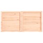 vidaXL Wandregal 120x60x6 cm Massivholz Eiche Unbehandelt vidaXL Wandregal 120x60x6 cm Massivholz Eiche Unbehandelt