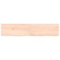 vidaXL Wandregal 140x30x4 cm Massivholz Eiche Unbehandelt vidaXL Wandregal 140x30x4 cm Massivholz Eiche Unbehandelt