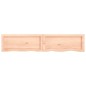 vidaXL Wandregal 140x30x4 cm Massivholz Eiche Unbehandelt vidaXL Wandregal 140x30x4 cm Massivholz Eiche Unbehandelt