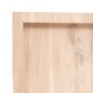 vidaXL Wandregal 140x50x4 cm Massivholz Eiche Unbehandelt vidaXL Wandregal 140x50x4 cm Massivholz Eiche Unbehandelt