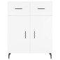 Highboard Weiß 69,5x34x180 cm Holzwerkstoff Highboard Weiß 69,5x34x180 cm Holzwerkstoff