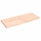 vidaXL Wandregal 140x60x4 cm Massivholz Eiche Unbehandelt vidaXL Wandregal 140x60x4 cm Massivholz Eiche Unbehandelt