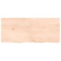 vidaXL Wandregal 140x60x4 cm Massivholz Eiche Unbehandelt vidaXL Wandregal 140x60x4 cm Massivholz Eiche Unbehandelt