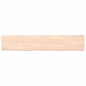 vidaXL Wandregal 160x30x4 cm Massivholz Eiche Unbehandelt vidaXL Wandregal 160x30x4 cm Massivholz Eiche Unbehandelt