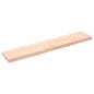 vidaXL Wandregal 160x30x(2-6) cm Massivholz Eiche Unbehandelt vidaXL Wandregal 160x30x(2-6) cm Massivholz Eiche Unbehandelt