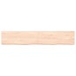 vidaXL Wandregal 160x30x(2-6) cm Massivholz Eiche Unbehandelt vidaXL Wandregal 160x30x(2-6) cm Massivholz Eiche Unbehandelt