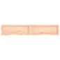 vidaXL Wandregal 160x30x(2-6) cm Massivholz Eiche Unbehandelt vidaXL Wandregal 160x30x(2-6) cm Massivholz Eiche Unbehandelt