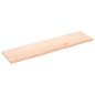 vidaXL Wandregal 160x40x4 cm Massivholz Eiche Unbehandelt vidaXL Wandregal 160x40x4 cm Massivholz Eiche Unbehandelt