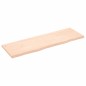 vidaXL Wandregal 160x50x4 cm Massivholz Eiche Unbehandelt vidaXL Wandregal 160x50x4 cm Massivholz Eiche Unbehandelt