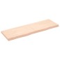 vidaXL Wandregal 160x50x6 cm Massivholz Eiche Unbehandelt vidaXL Wandregal 160x50x6 cm Massivholz Eiche Unbehandelt