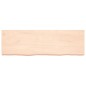 vidaXL Wandregal 160x50x6 cm Massivholz Eiche Unbehandelt vidaXL Wandregal 160x50x6 cm Massivholz Eiche Unbehandelt