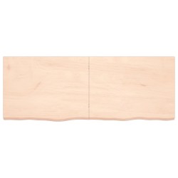 vidaXL Wandregal 160x60x(2-4) cm Massivholz Eiche Unbehandelt