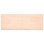 vidaXL Wandregal 160x60x(2-4) cm Massivholz Eiche Unbehandelt vidaXL Wandregal 160x60x(2-4) cm Massivholz Eiche Unbehandelt
