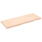 vidaXL Wandregal 160x60x6 cm Massivholz Eiche Unbehandelt vidaXL Wandregal 160x60x6 cm Massivholz Eiche Unbehandelt