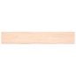 vidaXL Wandregal 180x30x(2-4) cm Massivholz Eiche Unbehandelt vidaXL Wandregal 180x30x(2-4) cm Massivholz Eiche Unbehandelt