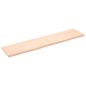 vidaXL Wandregal 180x40x4 cm Massivholz Eiche Unbehandelt vidaXL Wandregal 180x40x4 cm Massivholz Eiche Unbehandelt