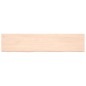 vidaXL Wandregal 180x40x4 cm Massivholz Eiche Unbehandelt vidaXL Wandregal 180x40x4 cm Massivholz Eiche Unbehandelt