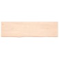 vidaXL Wandregal 180x50x4 cm Massivholz Eiche Unbehandelt vidaXL Wandregal 180x50x4 cm Massivholz Eiche Unbehandelt
