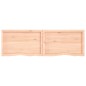 vidaXL Wandregal 180x50x4 cm Massivholz Eiche Unbehandelt vidaXL Wandregal 180x50x4 cm Massivholz Eiche Unbehandelt