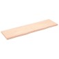 vidaXL Wandregal 180x50x6 cm Massivholz Eiche Unbehandelt vidaXL Wandregal 180x50x6 cm Massivholz Eiche Unbehandelt